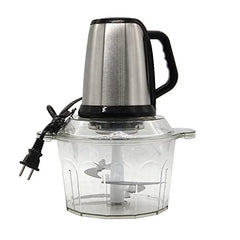 2-Liter Electric Meat Grinder with Handle, ABS & Stainless Steel, 250W