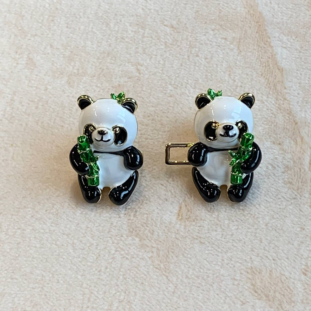 Cute Panda Bear Button Pins - Perfect Accessory for Bags and Jackets