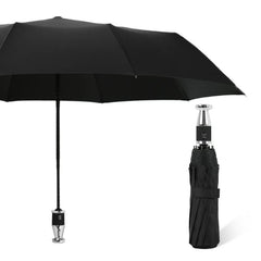 Auto Open Close Umbrella with Stylish Handle and Windproof Tri-Step Tech
