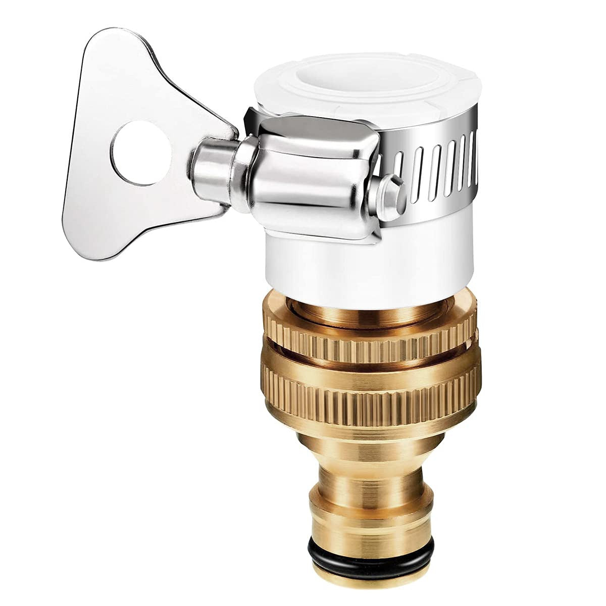 Secure Brass Pipe Connector with Quick Release & Leak Prevention