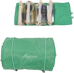 4-in-1 Foldable Travel Toiletry Bag with Detachable Cosmetic Organizer