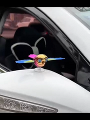 Fluttering Bird Vehicle Ornament for Elegant Car Decor