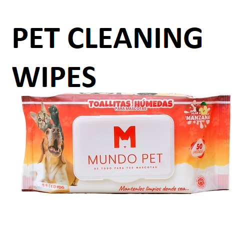 Pet Cleaning Wipes - Gentle Wet Wipes for Pets (40 characters)