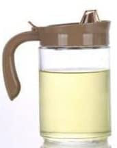 600ml Glass Oil Dispenser with Wide Opening and Accurate Pouring