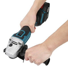 Cordless Double Battery Angle Grinder - Portable Power Tool