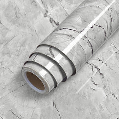 Grey Marble Peel and Stick Wallpaper for Easy Home Decor