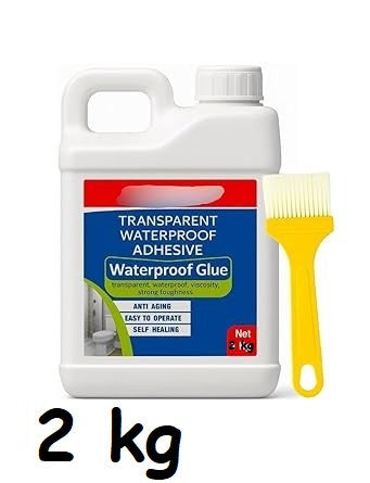 2Kg Transparent Waterproof Glue - Invisible & Waterproof Adhesive
