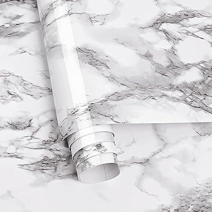 Elegant White Marble Foil (TA-026) for Stylish Surface Finishes