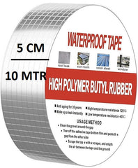 Silver Aluminium Waterproof Tape 5cm x 10m for Leak Repair and Sealing