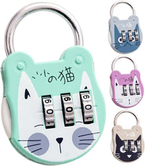 Mini 3-Digit Stainless Steel Password Lock for Luggage & Cabinets