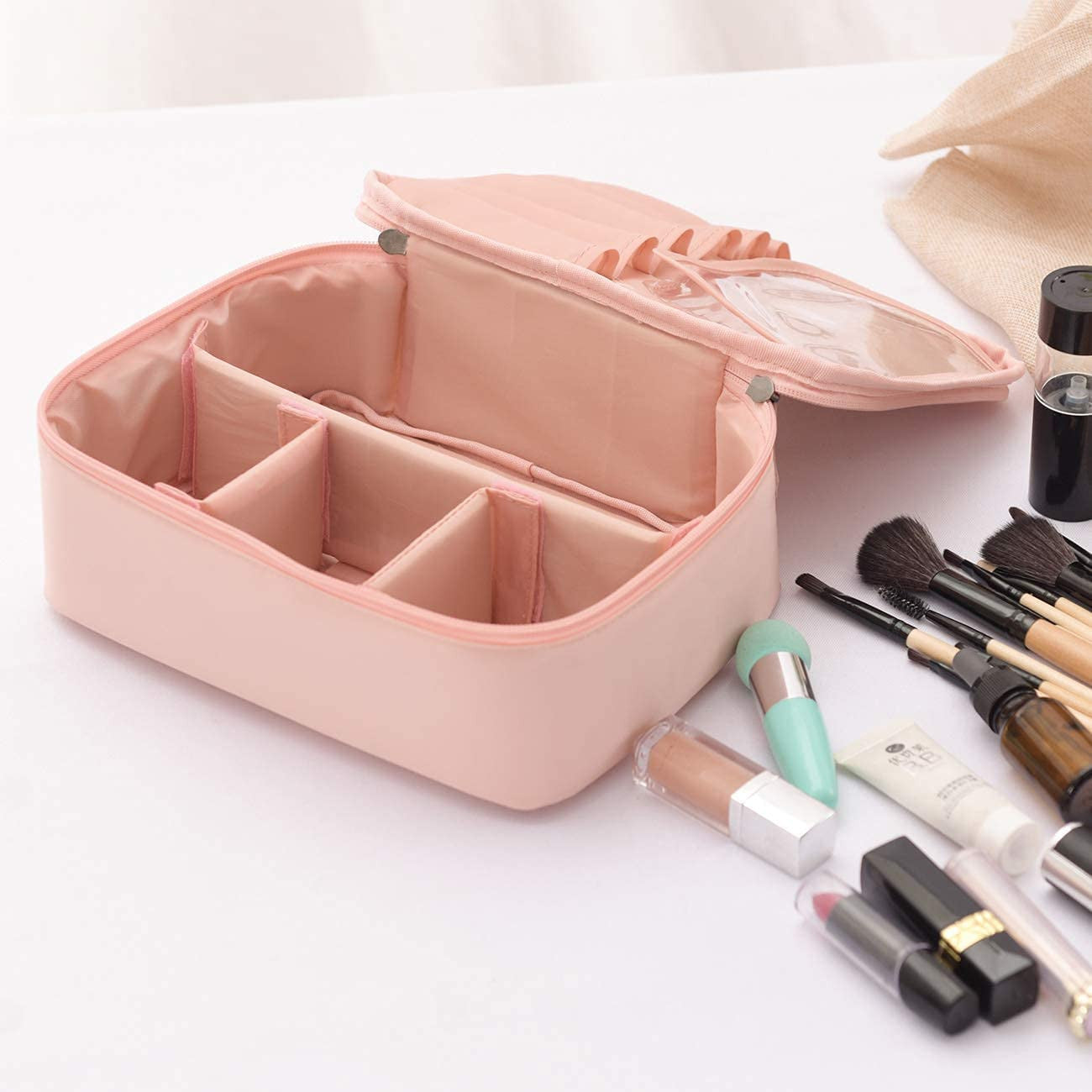Waterproof Portable Travel Cosmetic Bag & Makeup Organizer