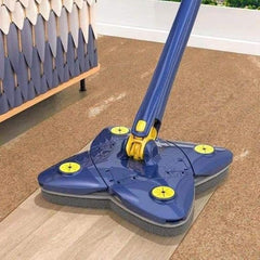 360° Rotating Triangle Squeeze Mop with 4 Modes for Easy Cleaning