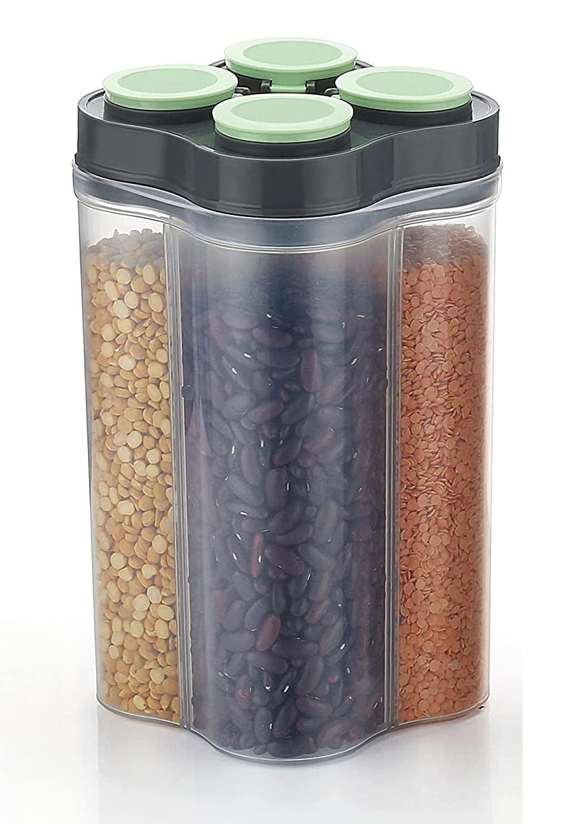 SIXFIRE 4-in-1 Square Food Storage Container Set, Airtight & BPA-Free
