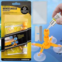 Quick Clear Windshield Repair Kit for Chips and Cracks