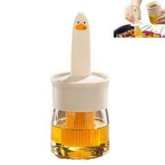 High-Temperature Silicone Oil Dispenser with Basting Brush