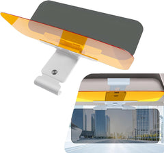 HD Car Sun Visor for Day & Night Glare Protection, Yellow