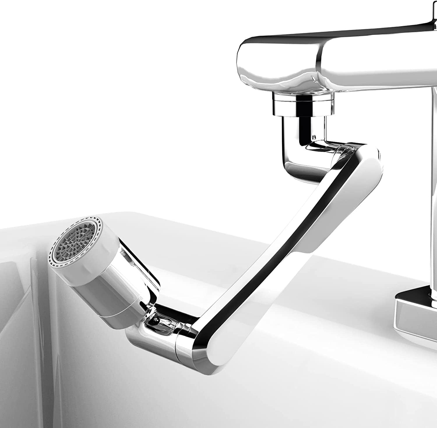 1080° Rotating Faucet Extender with Dual Water Modes for Kitchen & Bathroom