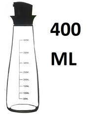 400ml Leak-Proof Oil Spray Bottle with Silicone Button for Kitchen