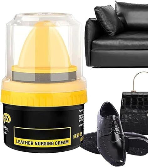 Black Leather Shoe Polish & Repair Cream - Liquid Shoe Polish