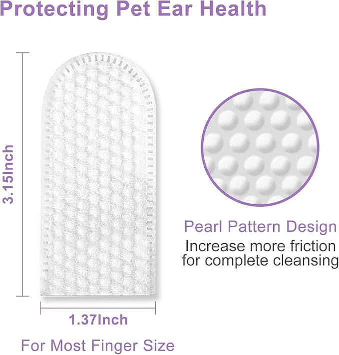 Pet Finger Dental Wipes for Easy Teeth Cleaning