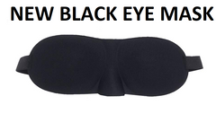 Black Eye Mask 3D Sleep Mask & Black Head Band for Rest