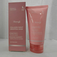 Collagen Night Face Mask - Peel Off, Wrapping, Overnight Care
