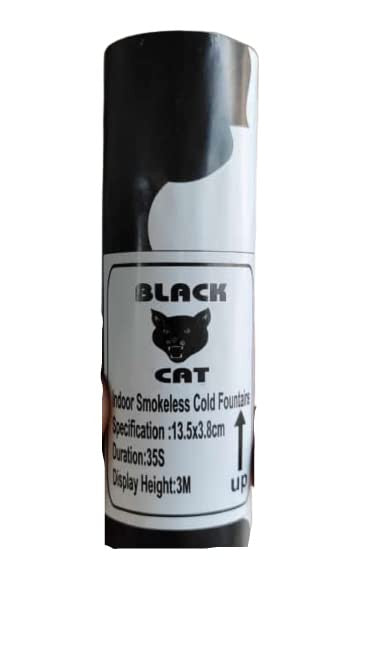 Black Cat Cold Pyro Rocket - Party Use, Pack of 1