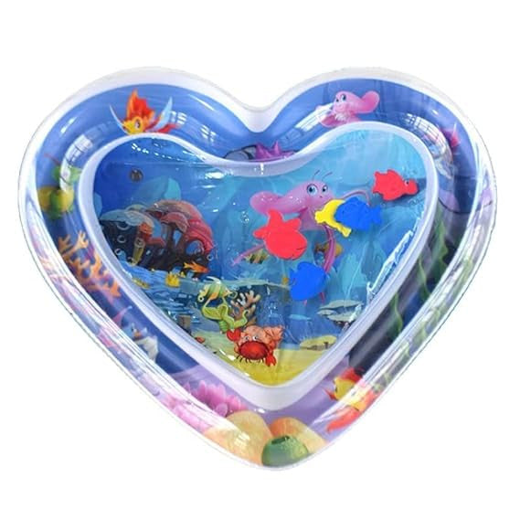 Heart-Shaped Baby Slapped Pad & Water Play Mat for Kids