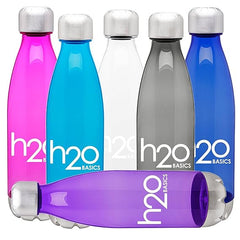 Colorful 25oz BPA-Free Steel & Plastic Sport Water Bottle