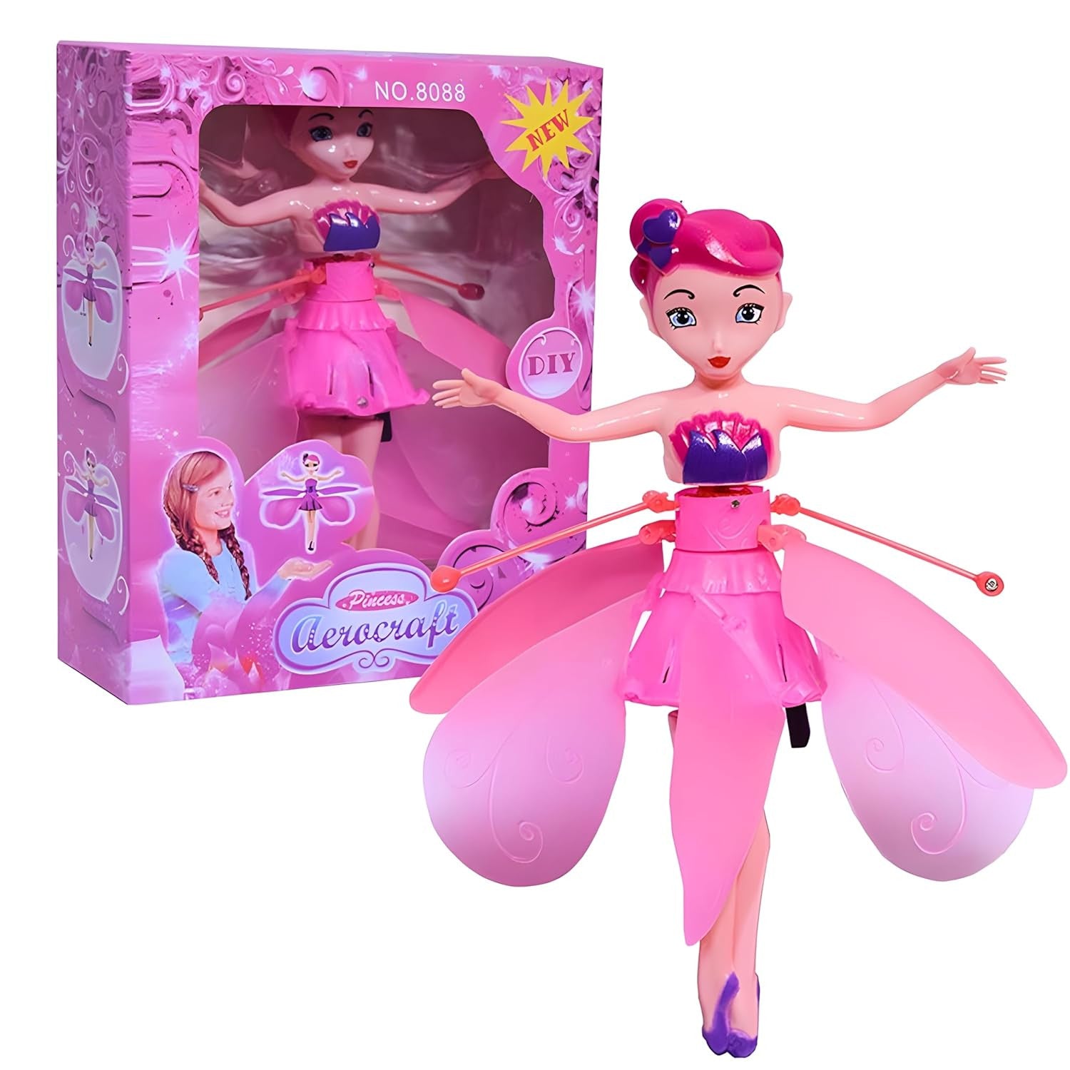 Flying Fairy Princess Doll with Infrared Sensor Control