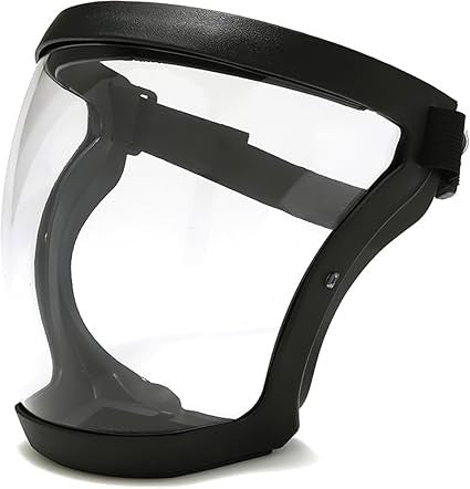 Transparent Full Face Shield Mask for Clear Protection