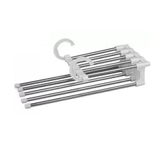 Multi-Functional 5-in-1 Foldable Pants & Trousers Hanger for Closet Organization