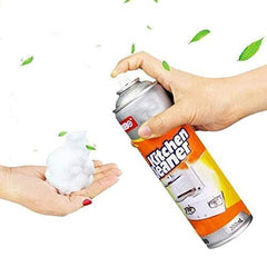 Orange Kitchen Multi-Purpose Foam Cleaner Spray 500ml for Grease & Stain Removal