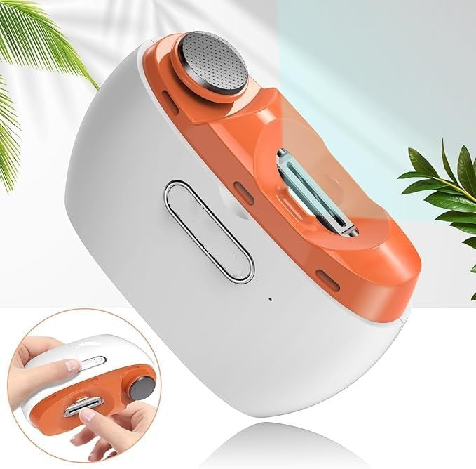 2-in-1 Electric Nail Clipper & Polisher with Light, Safe for All Ages