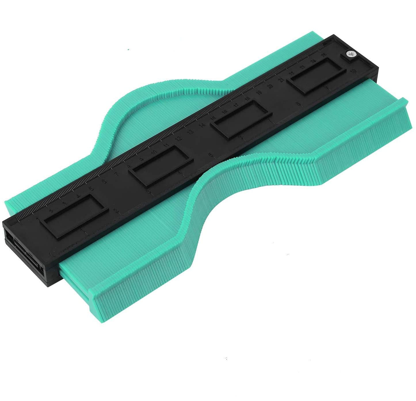 10-Inch Plastic Contour Gauge Ruler for Precise DIY & Carpentry Tasks
