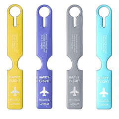 Silicone Travel ID Label & Luggage Tag - Durable & Easy to Spot