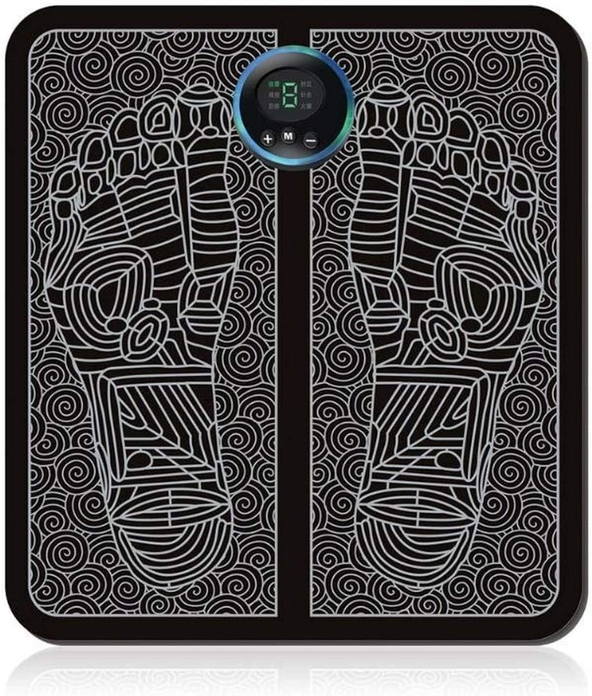 EMS Foot Massager with 8 Modes, 19 Intensity Levels, Blood Circulation