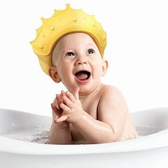 Adjustable Silicone Baby Shower Cap - Waterproof, Leakproof & Safe for Kids