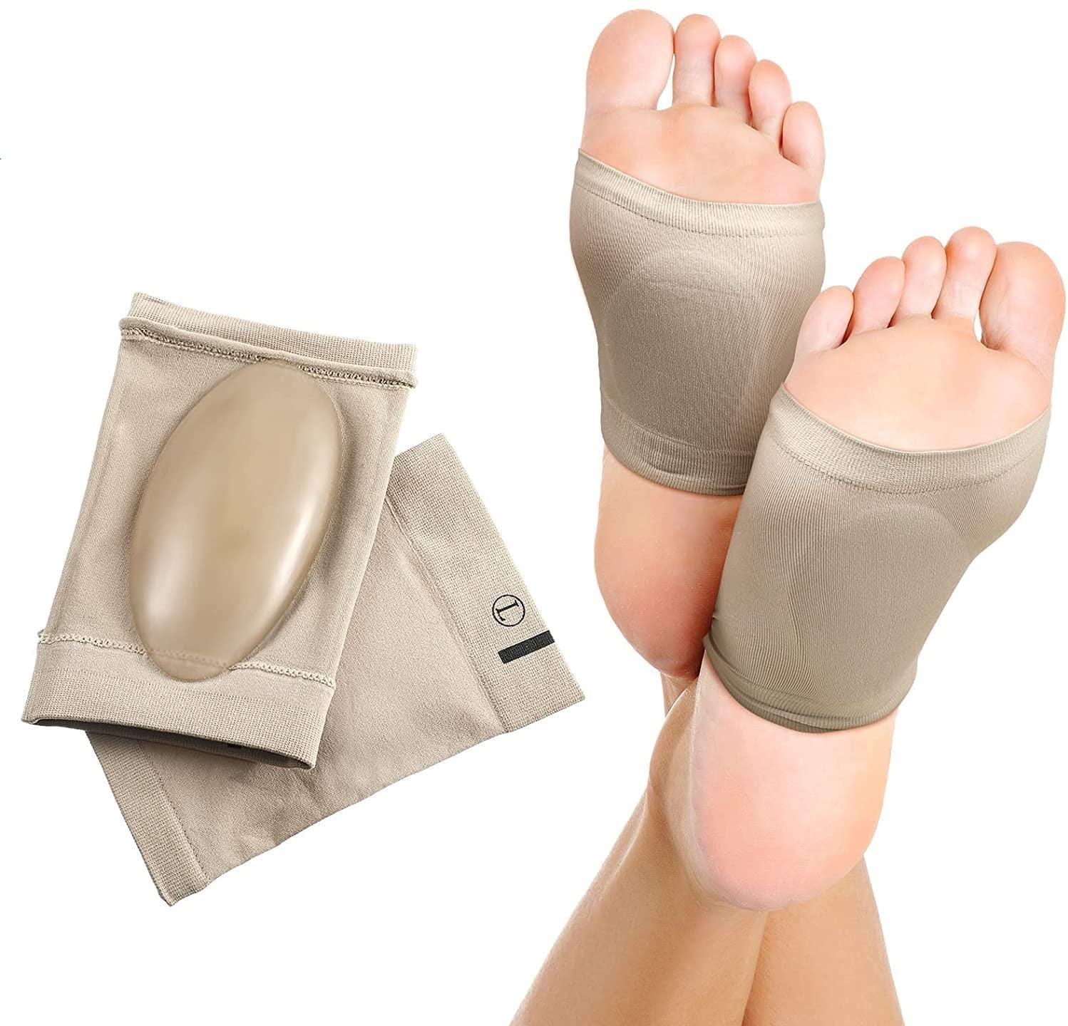 Arch Support Heel Sleeve for Flat Feet & Plantar Fasciitis Relief