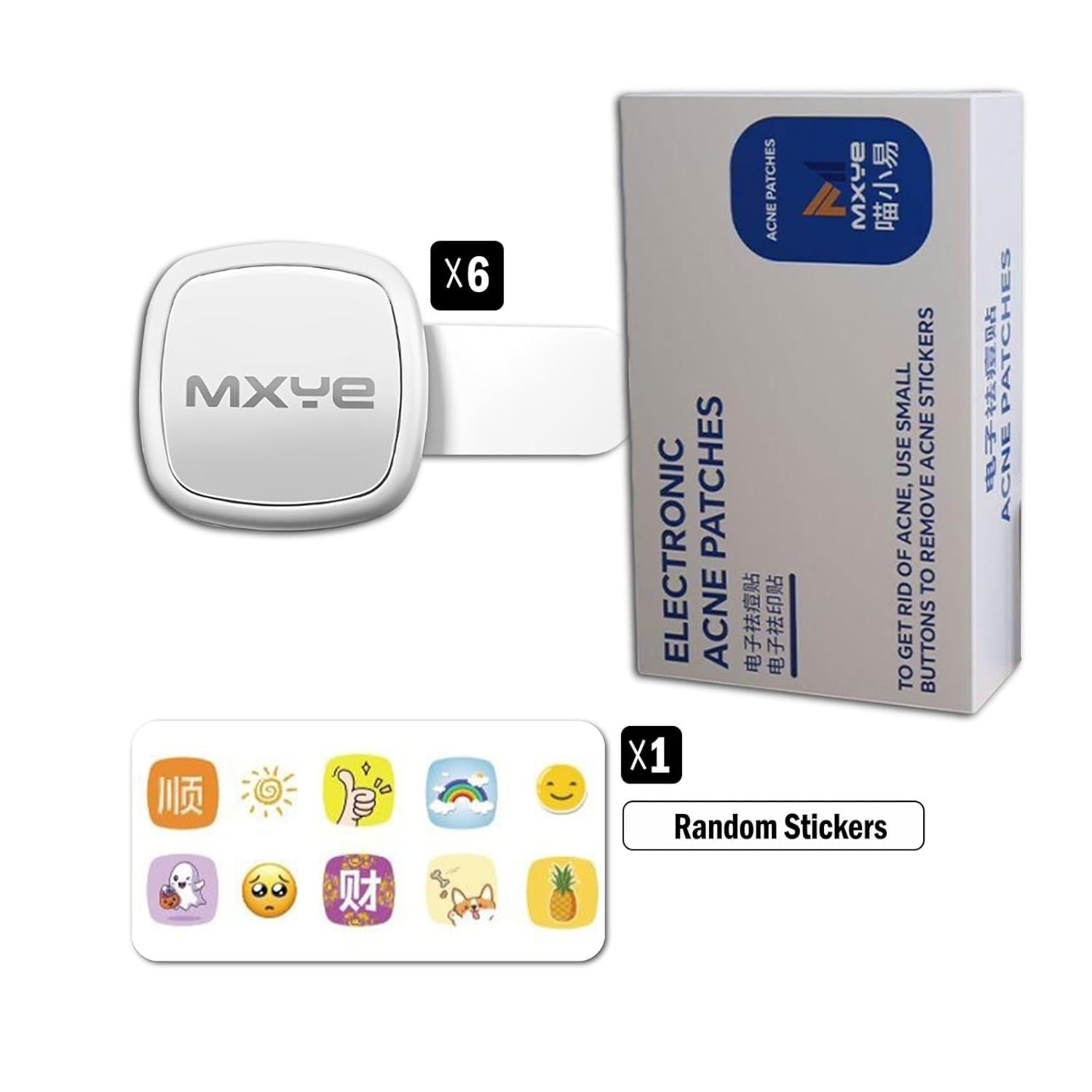 Electronic Acne Patches with Red Light Therapy for Clear Skin