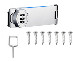 3-Digit Keyless Cabinet Lock with Password & Safety Buckle