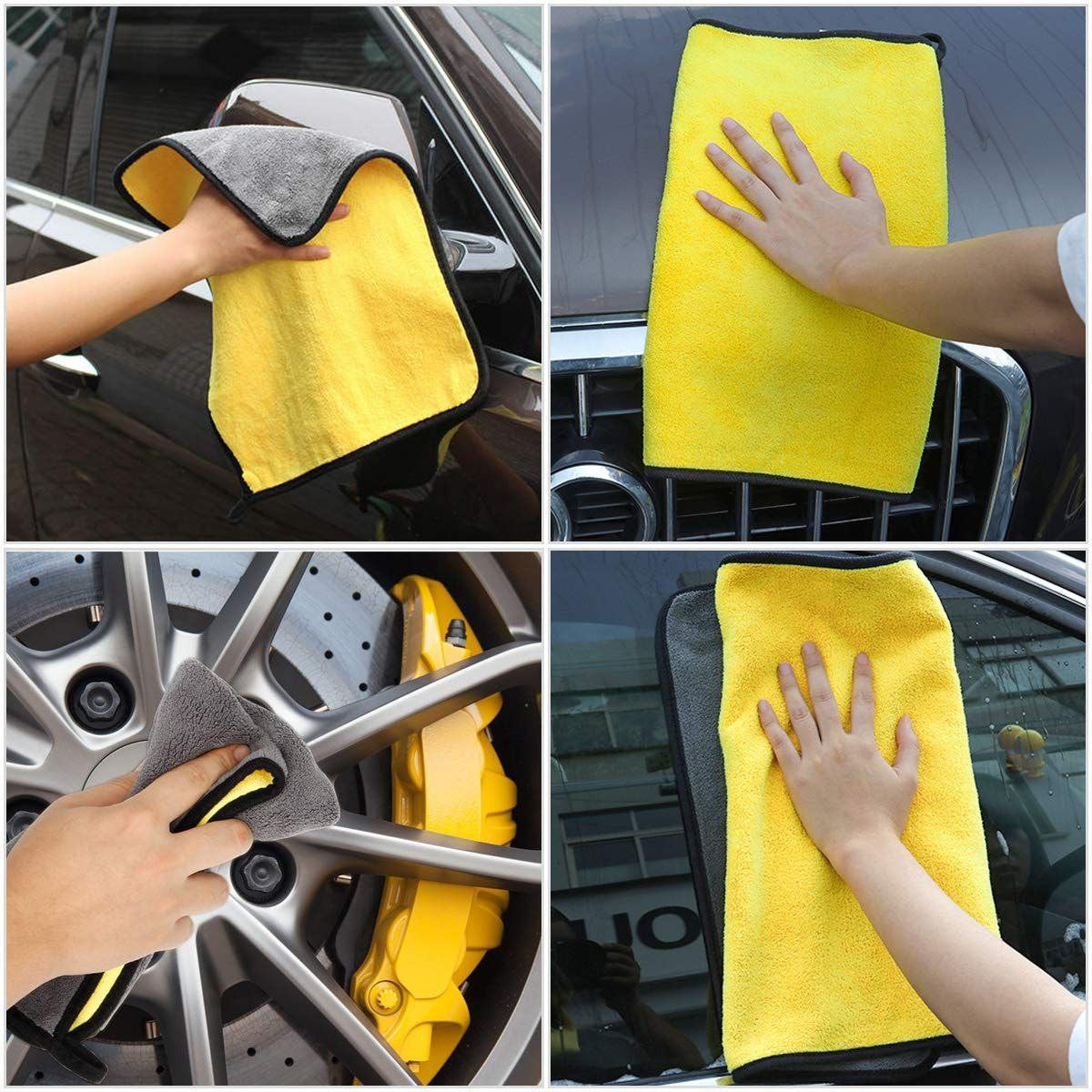 40x40 Microfiber Car Cleaning Towel - Ultra Absorbent & Soft