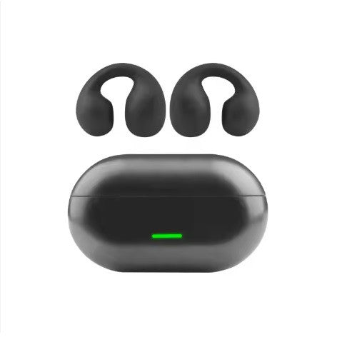 Open-Ear Bone Conduction Ear Clip Earbuds with Noise Reduction