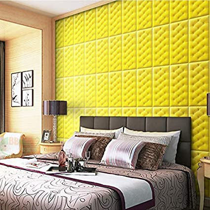 3D Self-Adhesive Wall Sticker for Living Room & Bedroom Decor