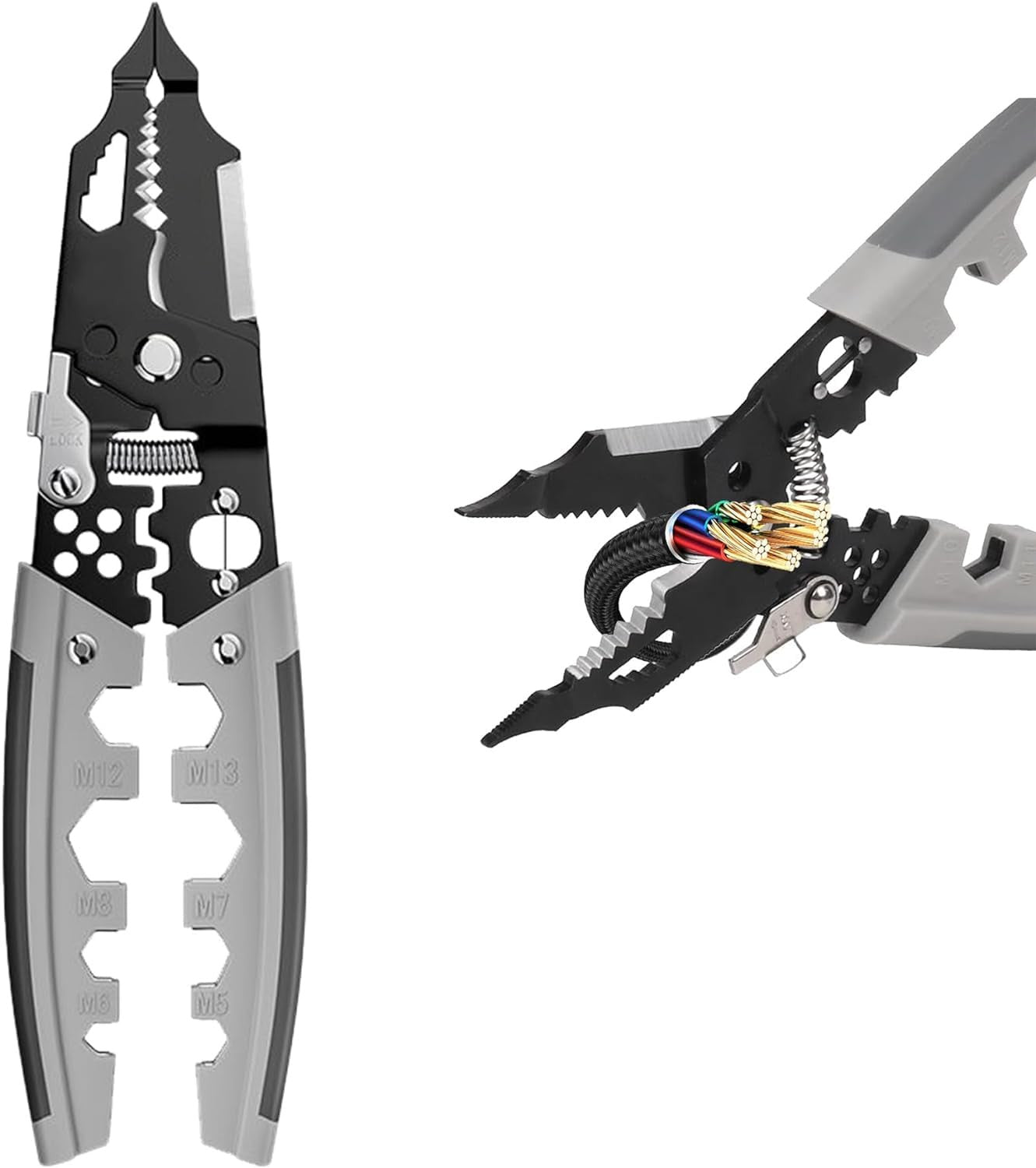 Multifunction Wire Stripper Tool for Cutting and Electrical Work
