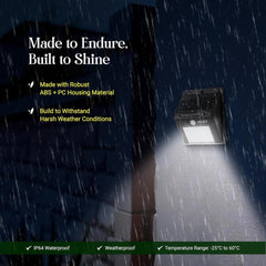 20 LED Solar Motion Sensor Light – Waterproof Outdoor Garden & Driveway Security