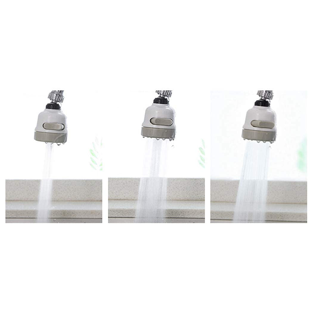 360° Rotating Water-Saving Faucet Sprayer with 3 Modes and Anti-Splash Design