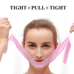 Silicone V Face Lift Belt for Double Chin & Face Contouring