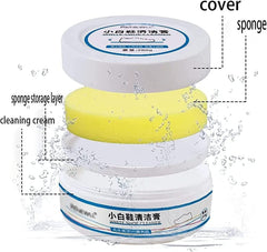 White Shoe Cleaning Cream for Stain Removal and Whitening