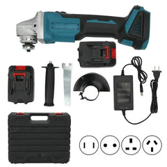 Cordless Double Battery Angle Grinder - Portable Power Tool